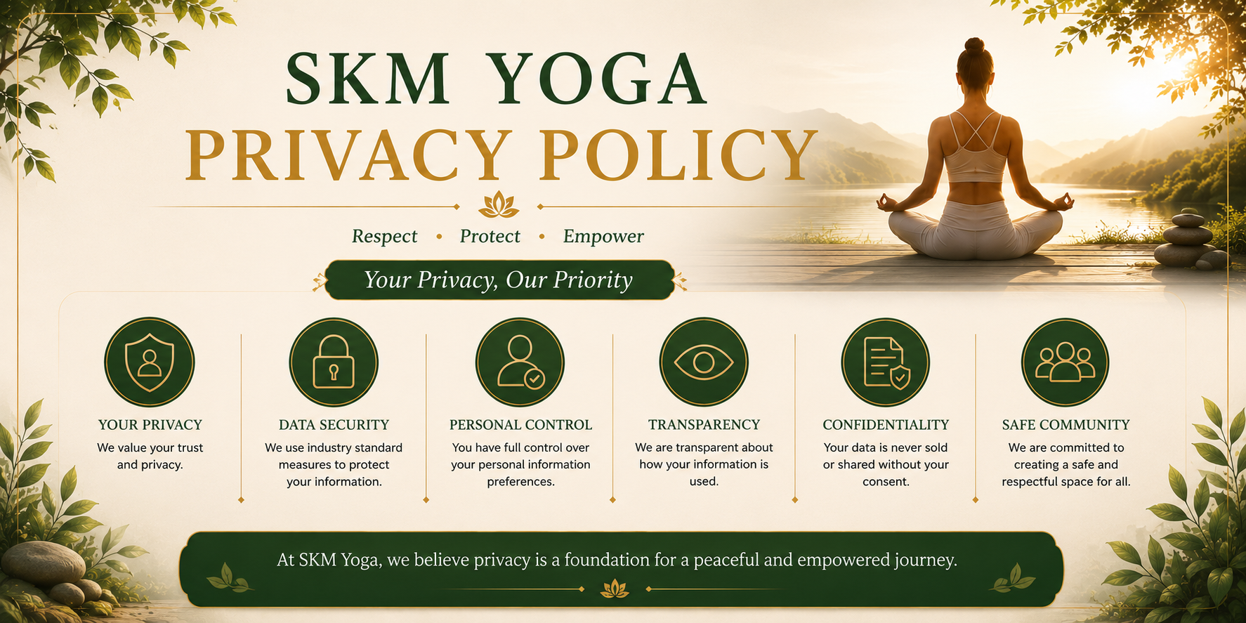  privacy policy  of skm yoga  